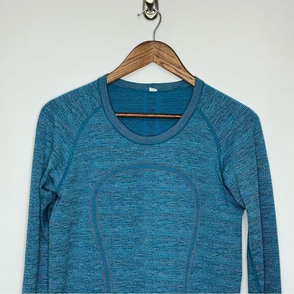 Lululemon Swiftly Tech Indian Ocean Long Sleeve Crew Size 10 - Picture 9 of 14